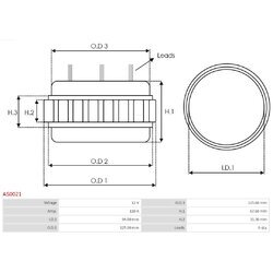 Stator, generátor AS-PL AS0021 - obr. 1