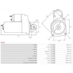 Štartér AS-PL S3015 - obr. 4