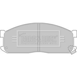 Sada brzdových platničiek kotúčovej brzdy BORG & BECK BBP1536