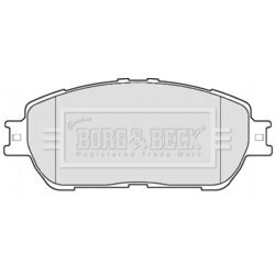 Sada brzdových platničiek kotúčovej brzdy BORG & BECK BBP2121