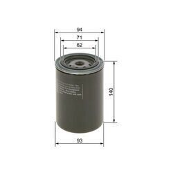 Olejový filter BOSCH 0 451 104 065 - obr. 4