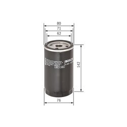 Olejový filter BOSCH 0 451 103 092 - obr. 4