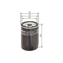 Olejový filter BOSCH 0 451 103 344 - obr. 4