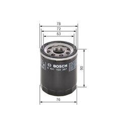 Olejový filter BOSCH 0 451 103 367 - obr. 4