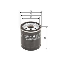 Olejový filter BOSCH 0 451 103 363 - obr. 4