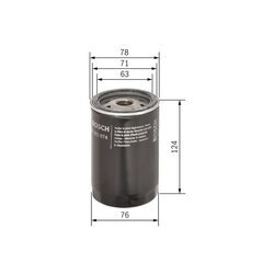 Olejový filter BOSCH 0 451 103 074 - obr. 4
