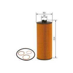 Olejový filter BOSCH F 026 407 026 - obr. 4