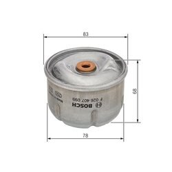 Olejový filter BOSCH F 026 407 099 - obr. 4