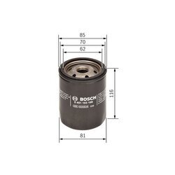 Olejový filter BOSCH 0 451 103 109 - obr. 4