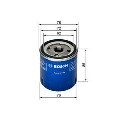 Olejový filter BOSCH 0 451 103 261 - obr. 4