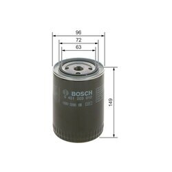 Olejový filter BOSCH 0 451 203 012 - obr. 4