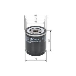 Olejový filter BOSCH 0 451 103 337 - obr. 4