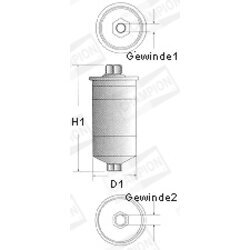 Palivový filter CHAMPION L223/606