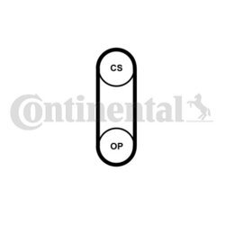 Ozubený remeň CONTINENTAL - CONTITECH CT1204 - obr. 1