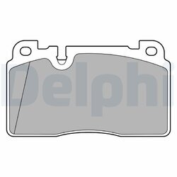 Sada brzdových platničiek kotúčovej brzdy DELPHI LP3677