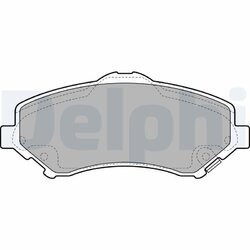 Sada brzdových platničiek kotúčovej brzdy DELPHI LP2143