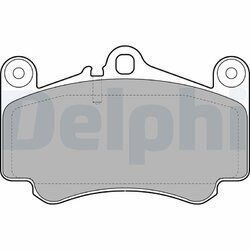 Sada brzdových platničiek kotúčovej brzdy DELPHI LP2056