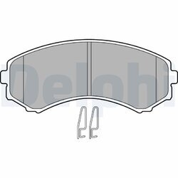 Sada brzdových platničiek kotúčovej brzdy DELPHI LP1462