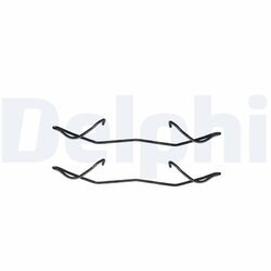 Sada príslušenstva obloženia kotúčovej brzdy DELPHI LX0236