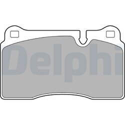 Sada brzdových platničiek kotúčovej brzdy DELPHI LP2009