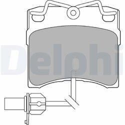 Sada brzdových platničiek kotúčovej brzdy DELPHI LP1535