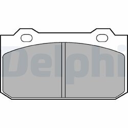 Sada brzdových platničiek kotúčovej brzdy DELPHI LP418