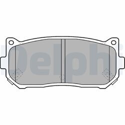 Sada brzdových platničiek kotúčovej brzdy DELPHI LP1528