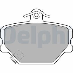 Sada brzdových platničiek kotúčovej brzdy DELPHI LP1465