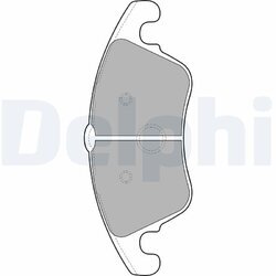 Sada brzdových platničiek kotúčovej brzdy DELPHI LP2099