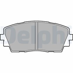 Sada brzdových platničiek kotúčovej brzdy DELPHI LP2296