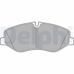 Sada brzdových platničiek kotúčovej brzdy DELPHI LP3138