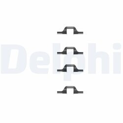 Sada príslušenstva obloženia kotúčovej brzdy DELPHI LX0260