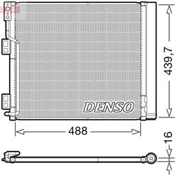 Kondenzátor klimatizácie DENSO DCN46028