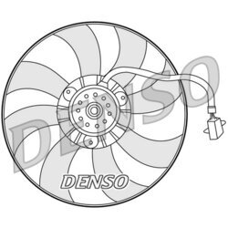 Ventilátor chladenia motora DENSO DER32007
