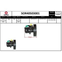 Hydraulické čerpadlo pre riadenie EAI SOR40503001