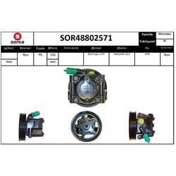 Hydraulické čerpadlo pre riadenie EAI SOR48802571