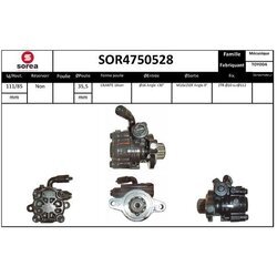 Hydraulické čerpadlo pre riadenie EAI SOR4750528