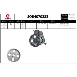 Hydraulické čerpadlo pre riadenie EAI SOR4070282