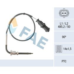 Snímač teploty výfukových plynov FAE 68080