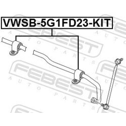Opravná sada uloženia stabilizátora FEBEST VWSB-5G1FD23-KIT - obr. 1