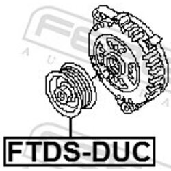Remenica alternátora FEBEST FTDS-DUC - obr. 1