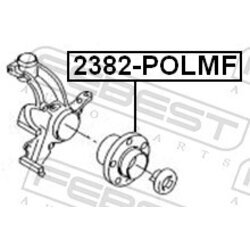 Náboj kolesa FEBEST 2382-POLMF - obr. 1