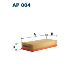 Vzduchový filter FILTRON AP 004