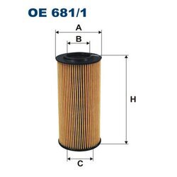 Hydraulický filter automatickej prevodovky FILTRON OE 681/1