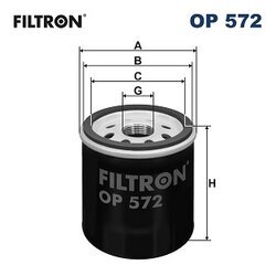Olejový filter FILTRON OP 572