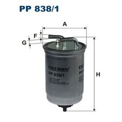 Palivový filter FILTRON PP 838/1