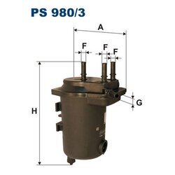 Palivový filter FILTRON PS 980/3