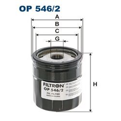 Olejový filter FILTRON OP 546/2