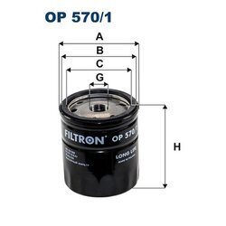 Olejový filter FILTRON OP 570/1