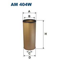 Filter sekundárneho vzduchu FILTRON AM 404W